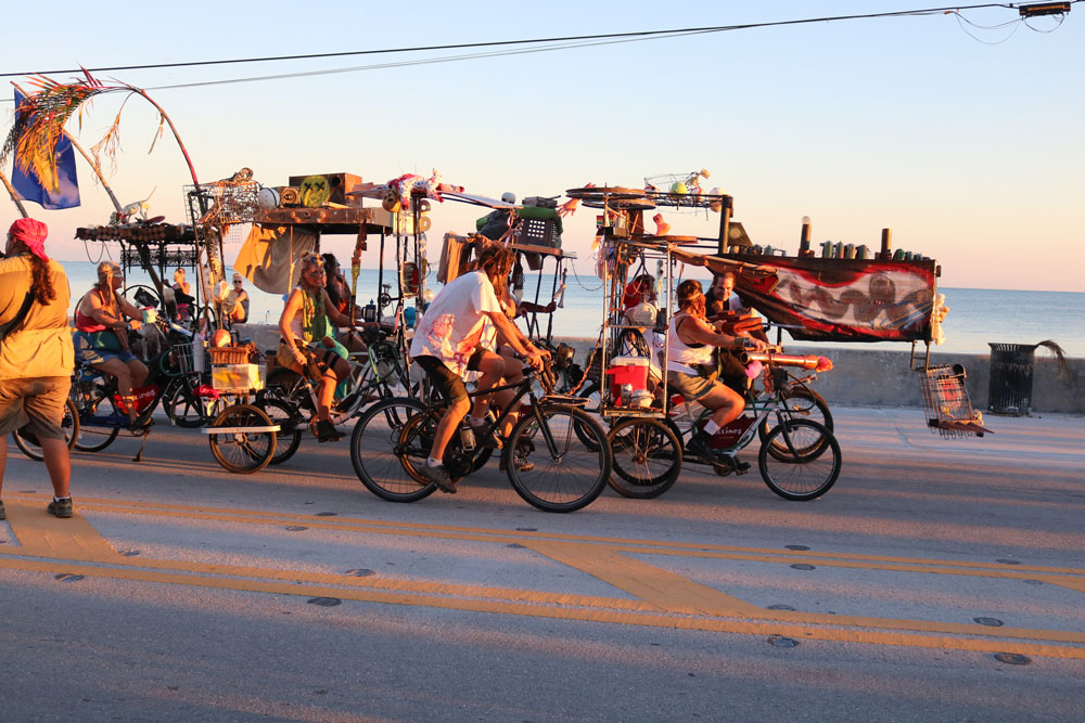 Zombie Bike Ride 2018 photo - Duval Street, Key West